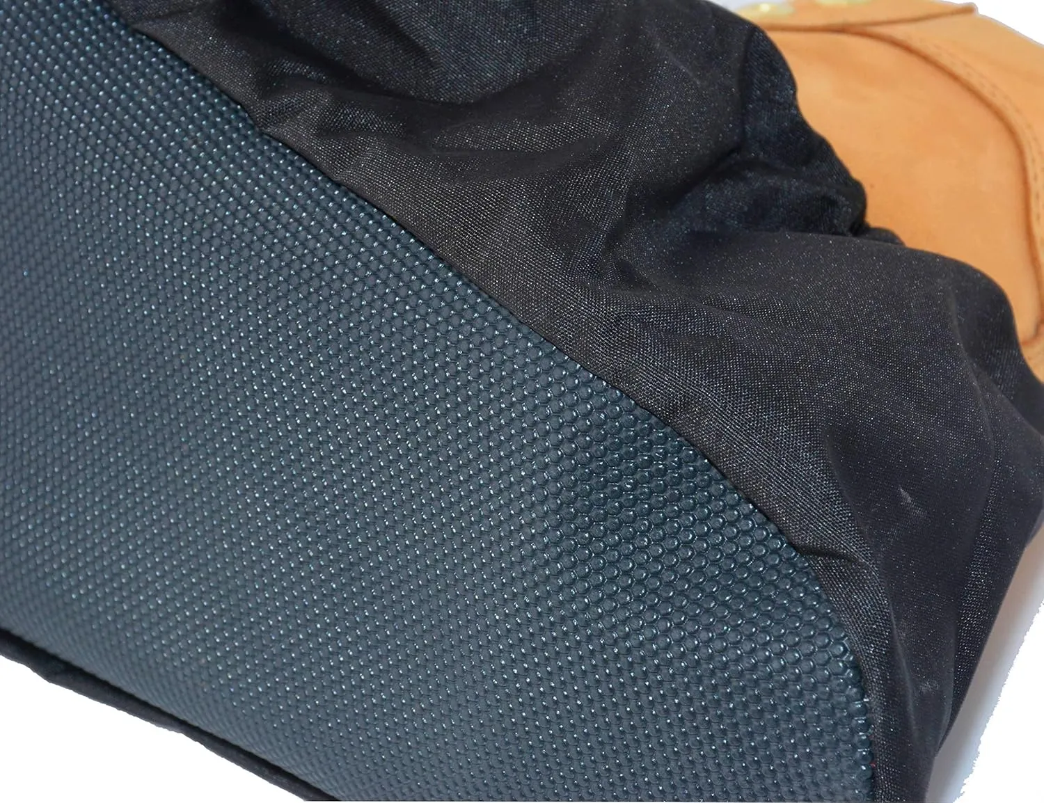 2 Pairs Non Slip waterproof Reusable shoe Covers for contrators and Carpet Floor Protection, Machine Washable.LARGE