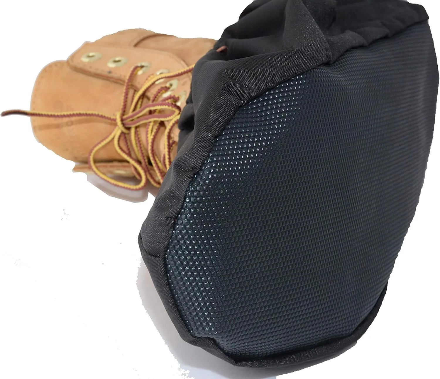 2 Pairs Non Slip waterproof Reusable shoe Covers for contrators and Carpet Floor Protection, Machine Washable.LARGE