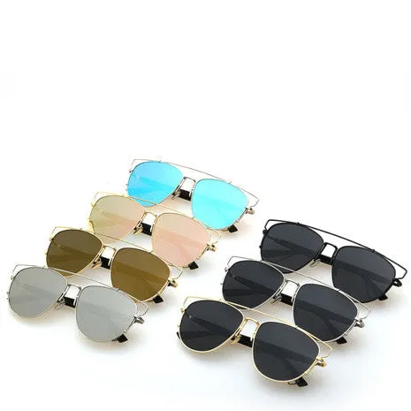 Alessa Aviator Sunglasses - Black