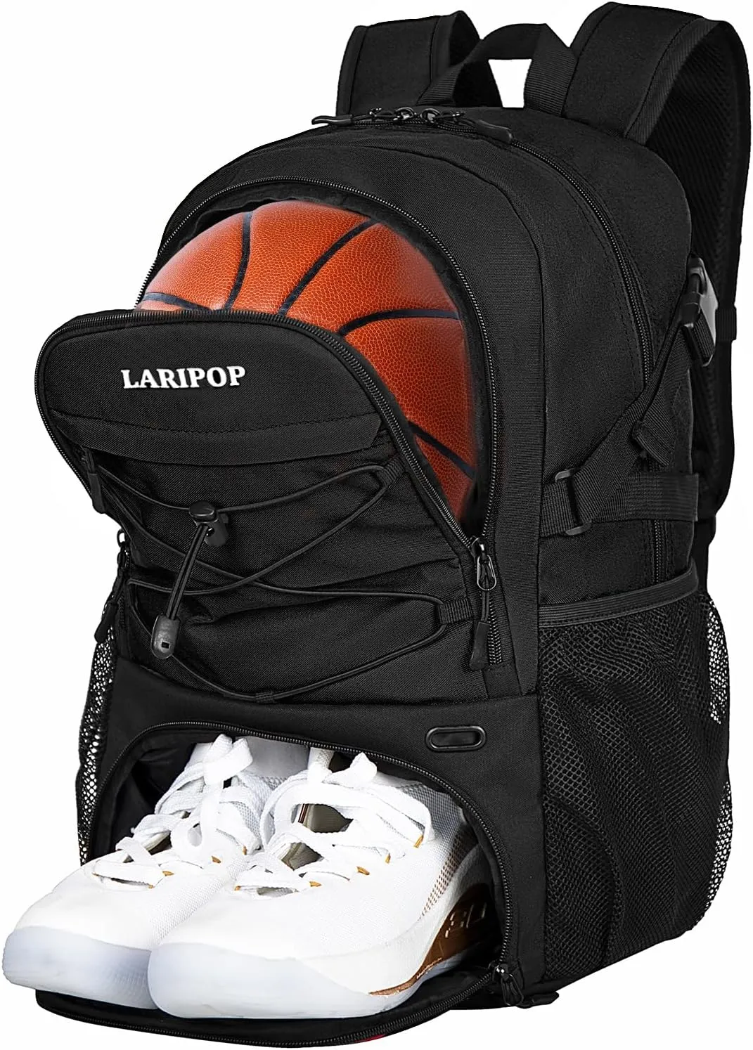 Basketball Bag Backpack with Ball Holder Shoes Compartment, Elite Backpack-Large Basketball Accessories Sports Bag