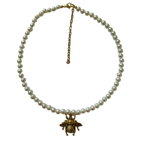 Bee Pearl Necklace
