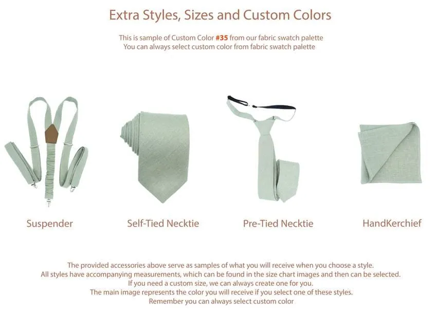 Black Men's Bow Tie and Handkerchiefs Set | Formal Accessories for Men