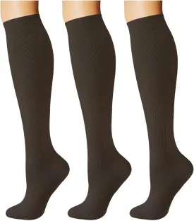 Breslatte Compression Socks for Women Men 15-20 mmHg Circulation Knee High Athletic Support Socks Running Travel Daily