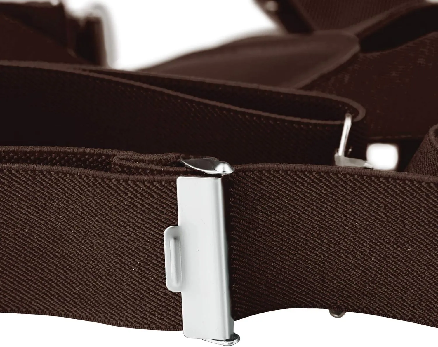 Buyless Fashion Suspenders for Men - 48" Elastic Adjustable Straps 1 1/4" - X Back