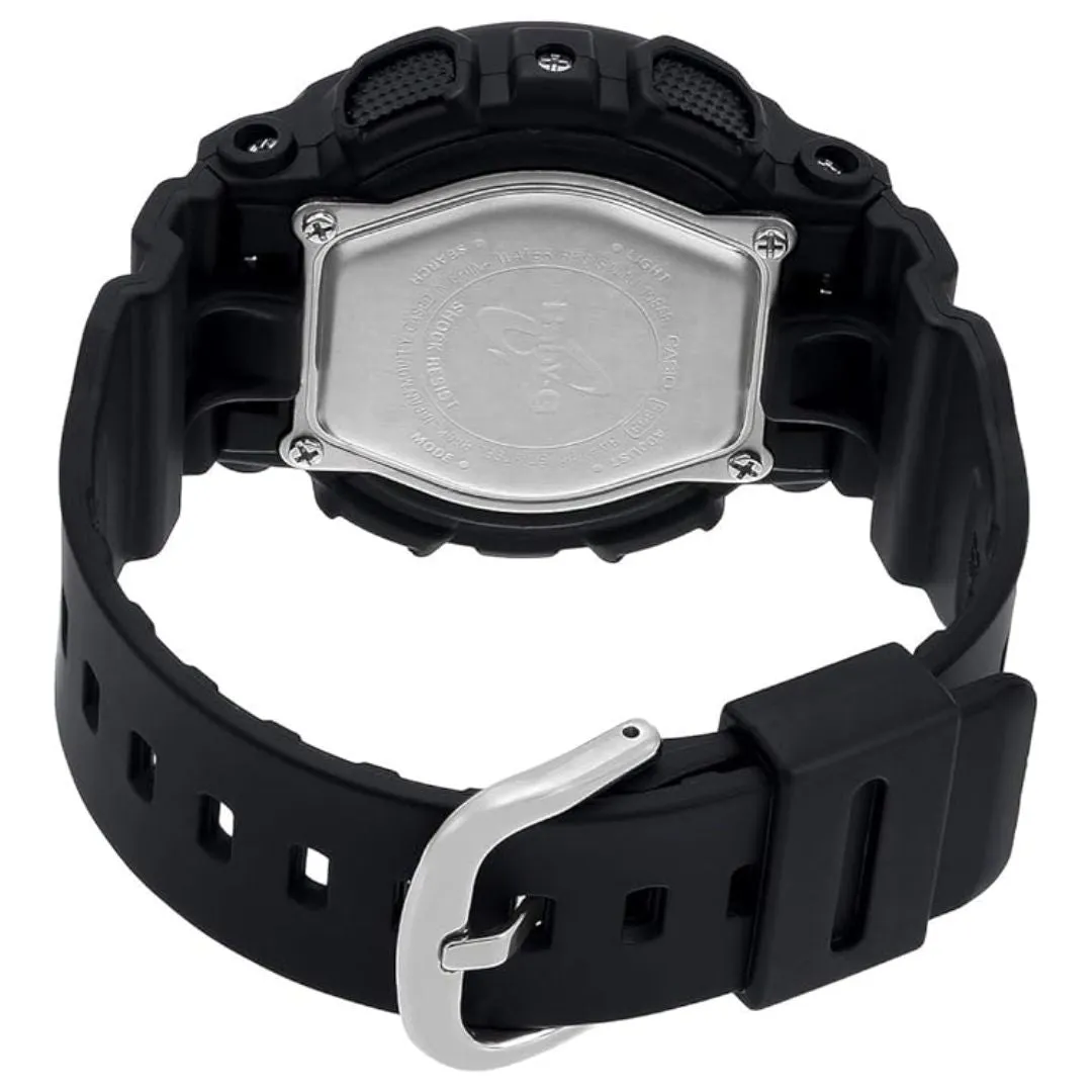 Casio Baby-G Black and Rose Gold Analog-Digital Ladies Watch BA-110RG-1ADR