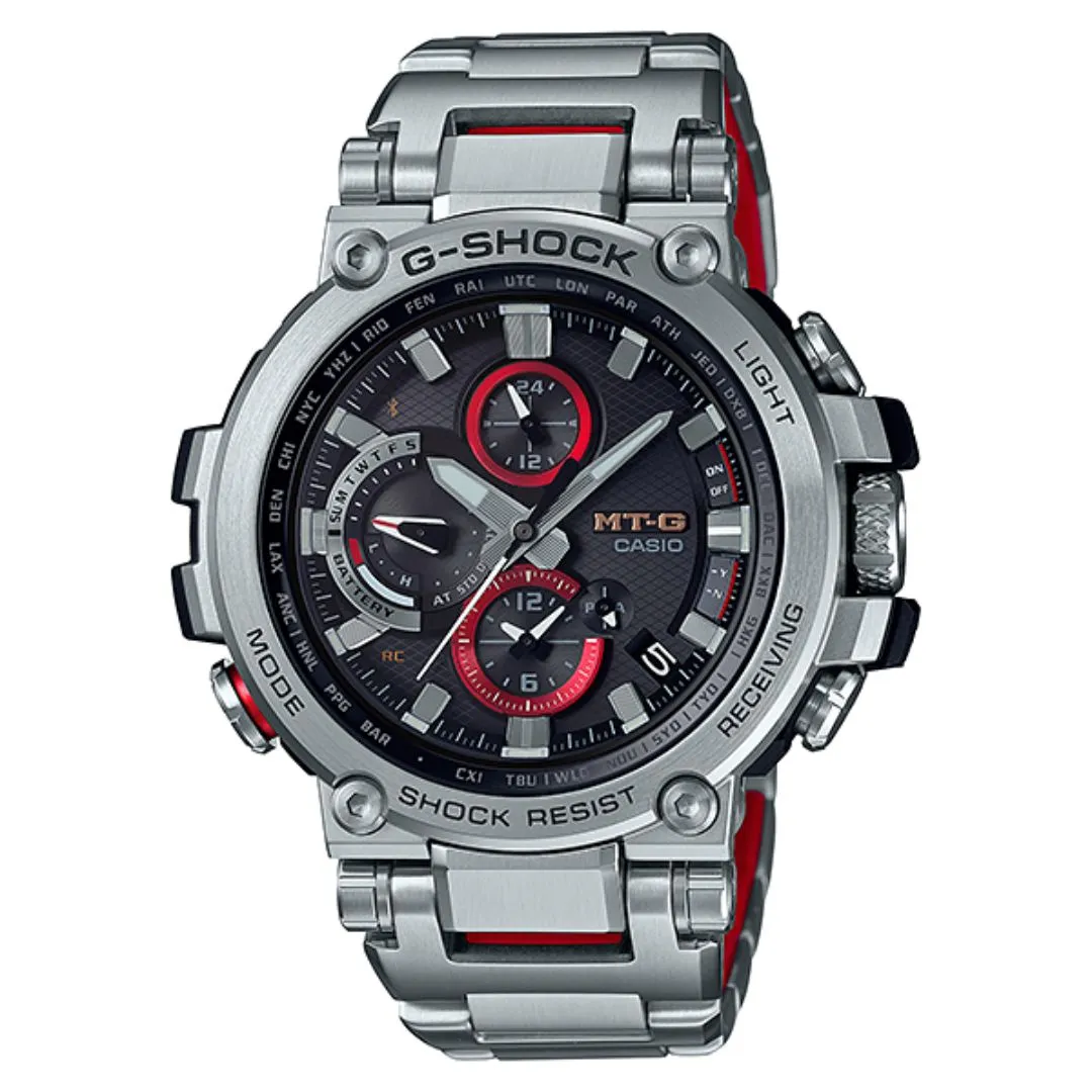 Casio MTG-B1000D-1ADR Silver Analog Watch