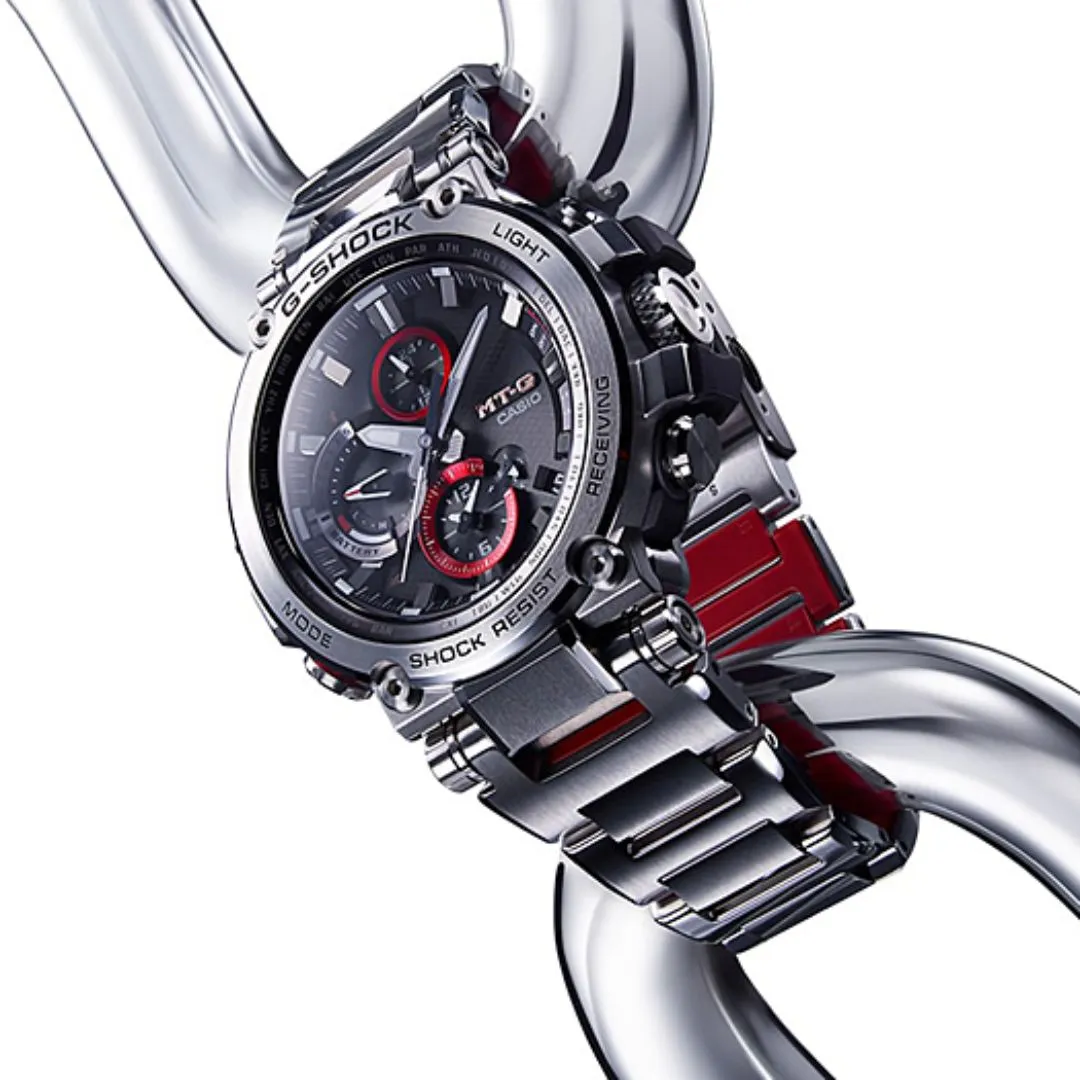 Casio MTG-B1000D-1ADR Silver Analog Watch