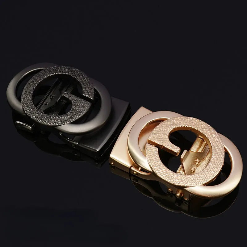 Designer Automatic Buckle Alloy With Letter G Belt For Men's-JonasParamount