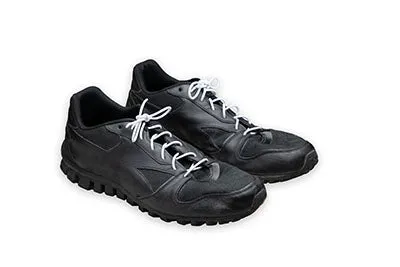 Elastic shoe laces, 2 pair, black