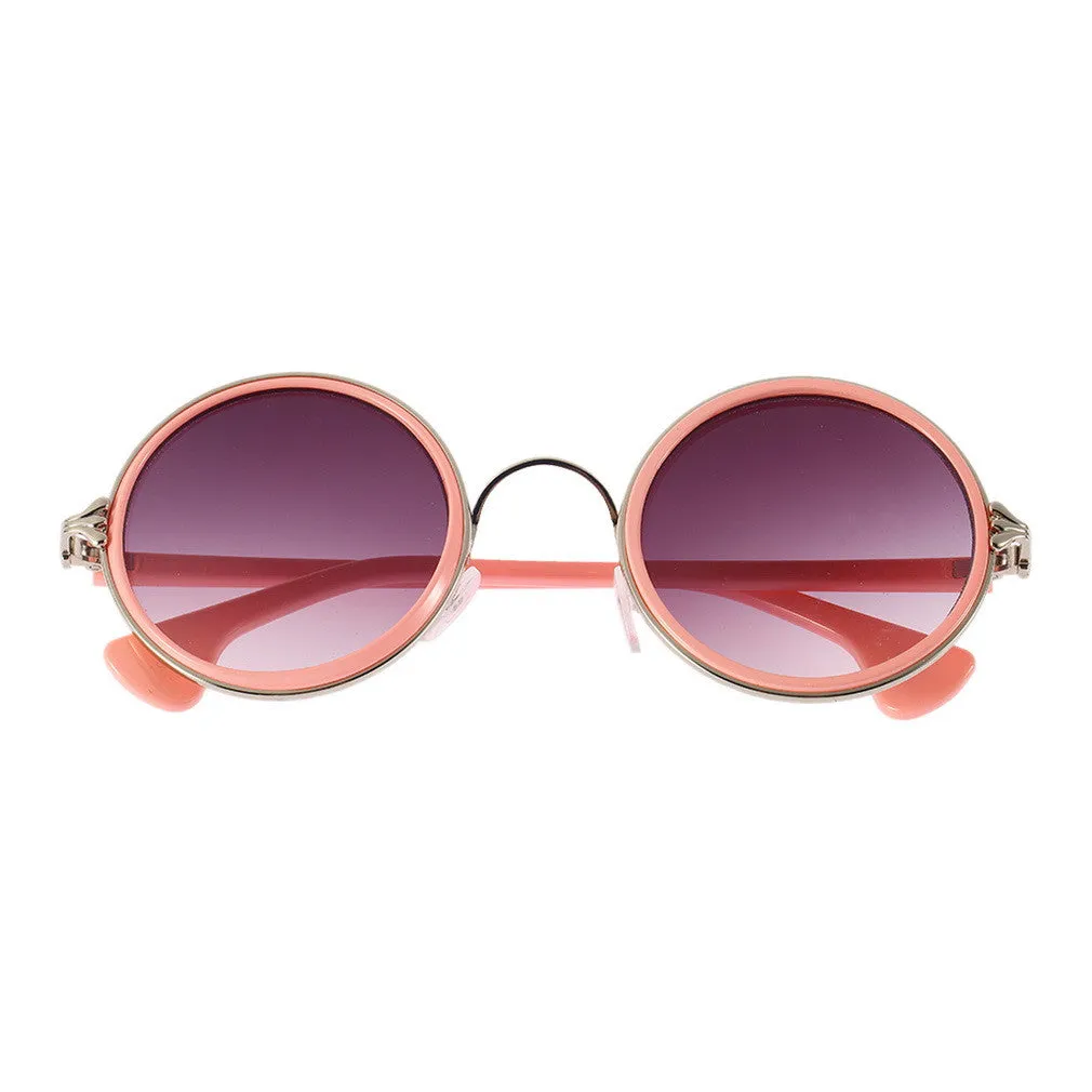Fashion Brazil illesteva Sunglasses Round Vintage Retro Style Classical Metal Frames Eyewear sun glasses