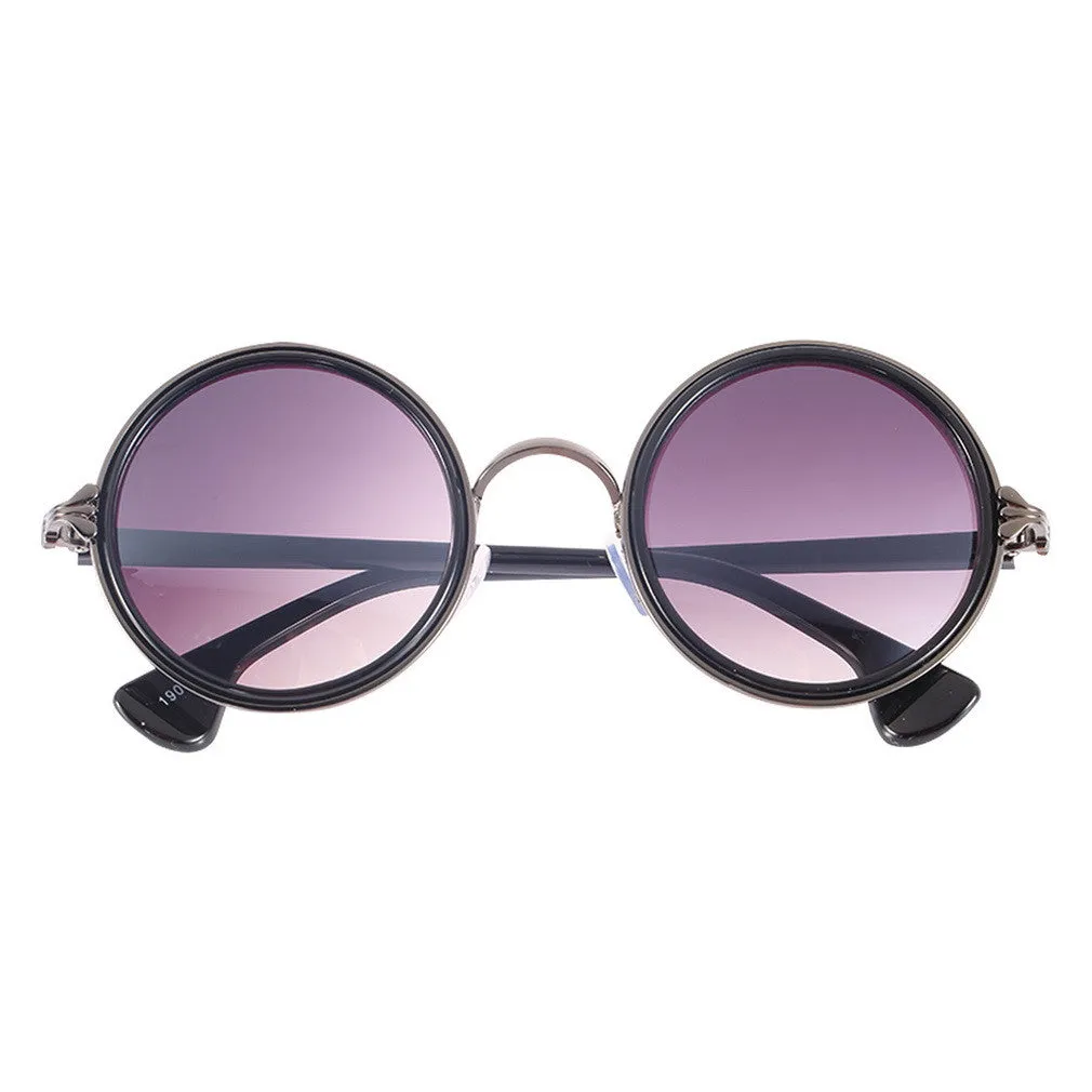 Fashion Brazil illesteva Sunglasses Round Vintage Retro Style Classical Metal Frames Eyewear sun glasses
