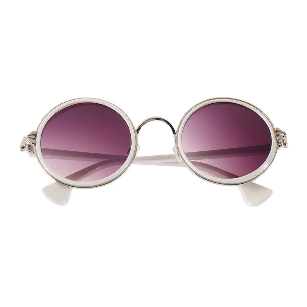 Fashion Brazil illesteva Sunglasses Round Vintage Retro Style Classical Metal Frames Eyewear sun glasses