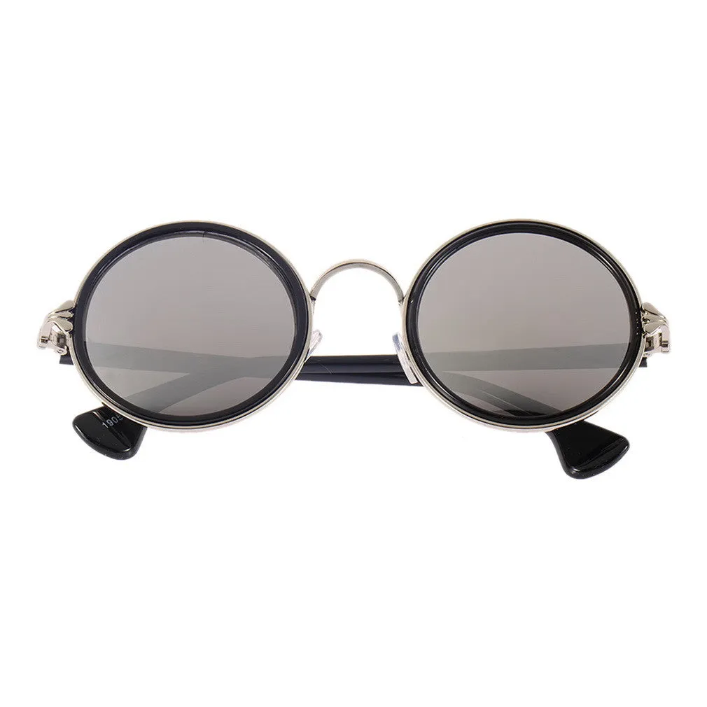 Fashion Brazil illesteva Sunglasses Round Vintage Retro Style Classical Metal Frames Eyewear sun glasses