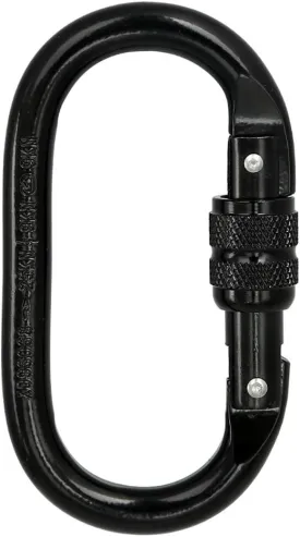 Heavy Duty Locking Climbing Carabiner Clip CE Rated 25 kN 5600 LB Rugged Terrain Approved Industrial Strength Twist Lock Carabiners Clips for Rigging, Ropes, Hammocks, Camping