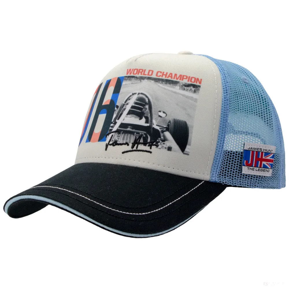 James Hunt Baseball Cap, JH76, Adult, Blue, 2019