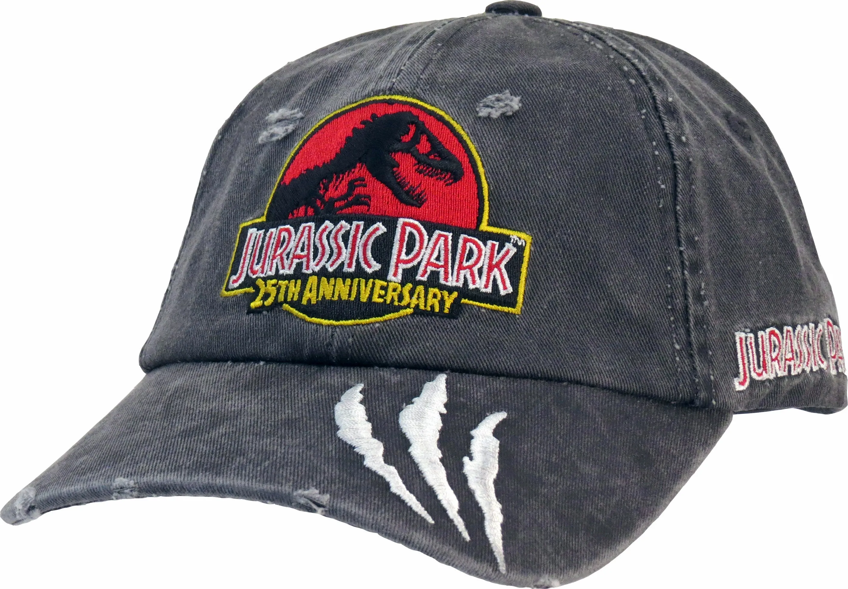 Jurassic Park Vintage Grey Destroyed Cap