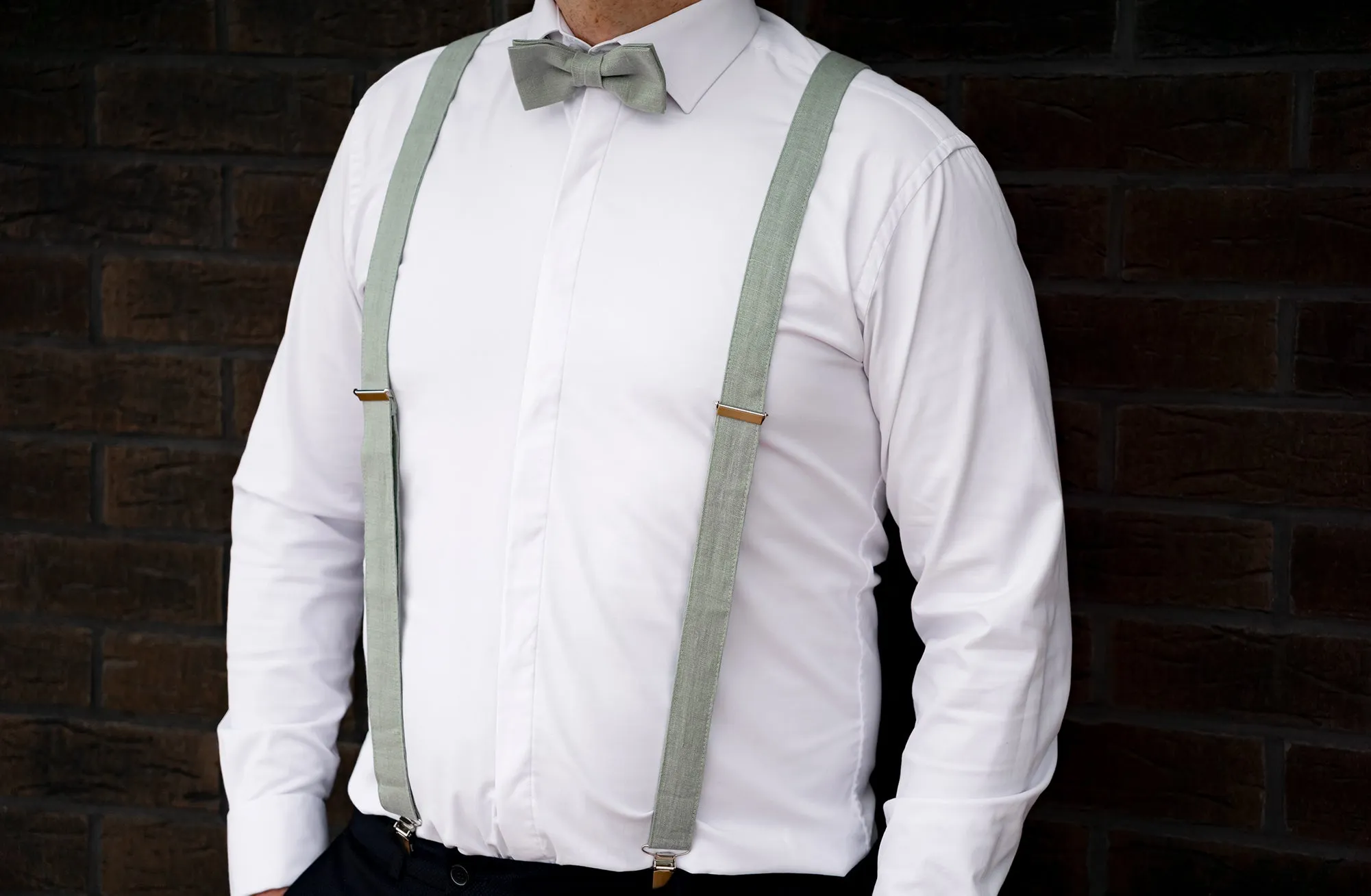 Light Linen Peach Bow Tie - Elegant Accessory for Men, Boys, & Kids at Weddings