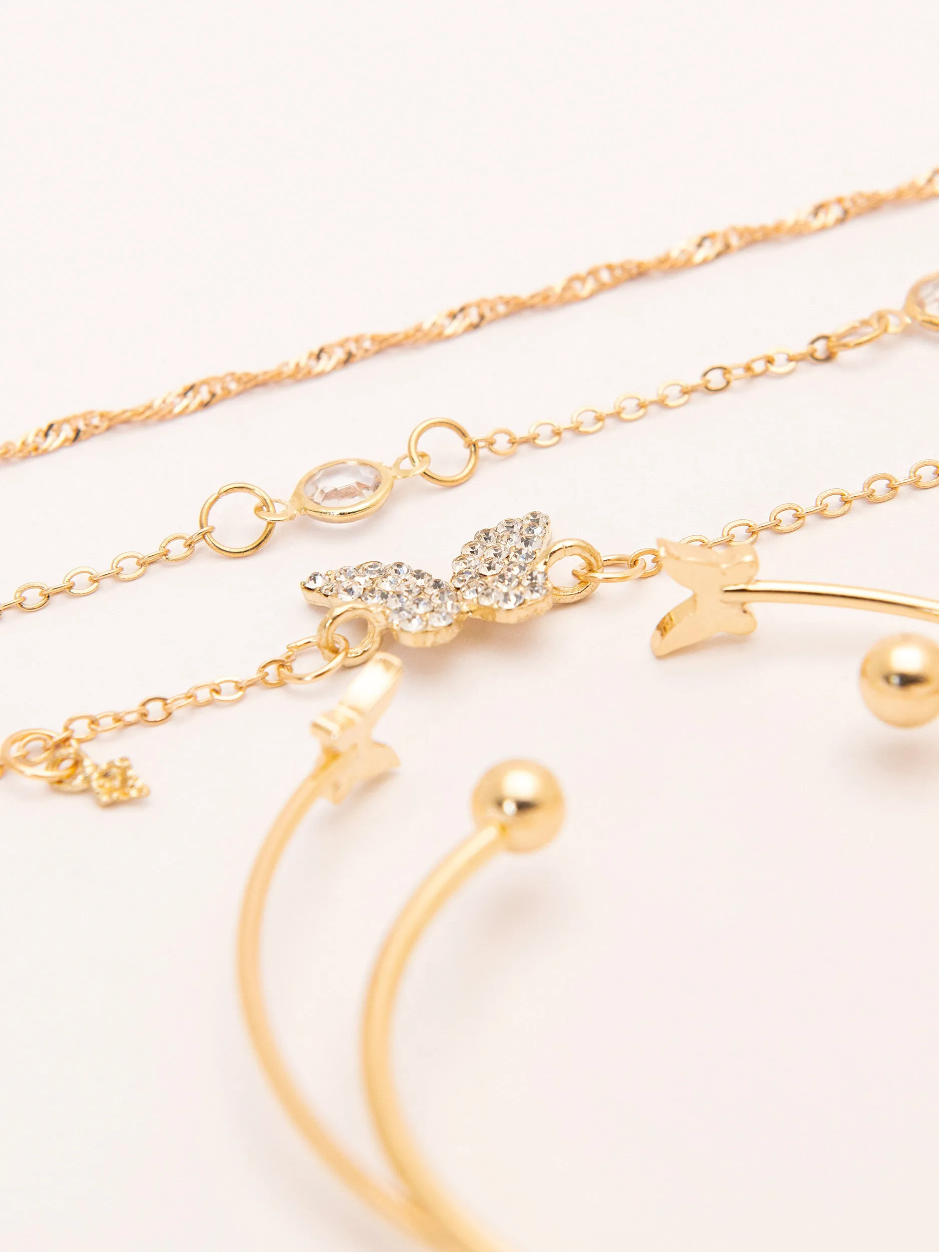 Metallic Bracelet Set