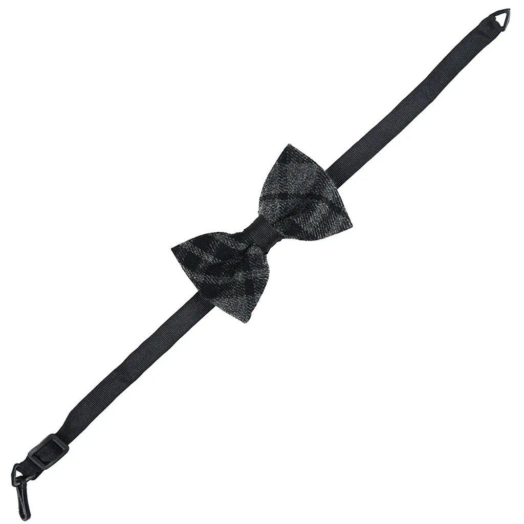 Scottish Bow Tie Tartan Grey Watch