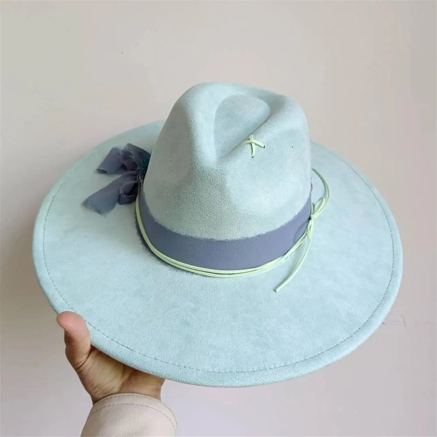 Seasons Hat Brim Imitation Wide Brim Jazz Fedora Women's Sombrero