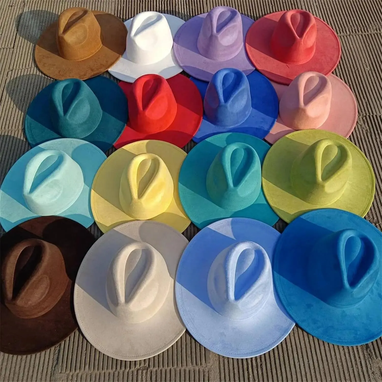 Seasons Hat Brim Imitation Wide Brim Jazz Fedora Women's Sombrero