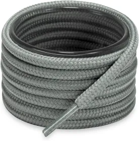 Shoemate Solid Color Round Shoe Laces for Sneakers, Boots and Athletic Shoes, Shoe Strings