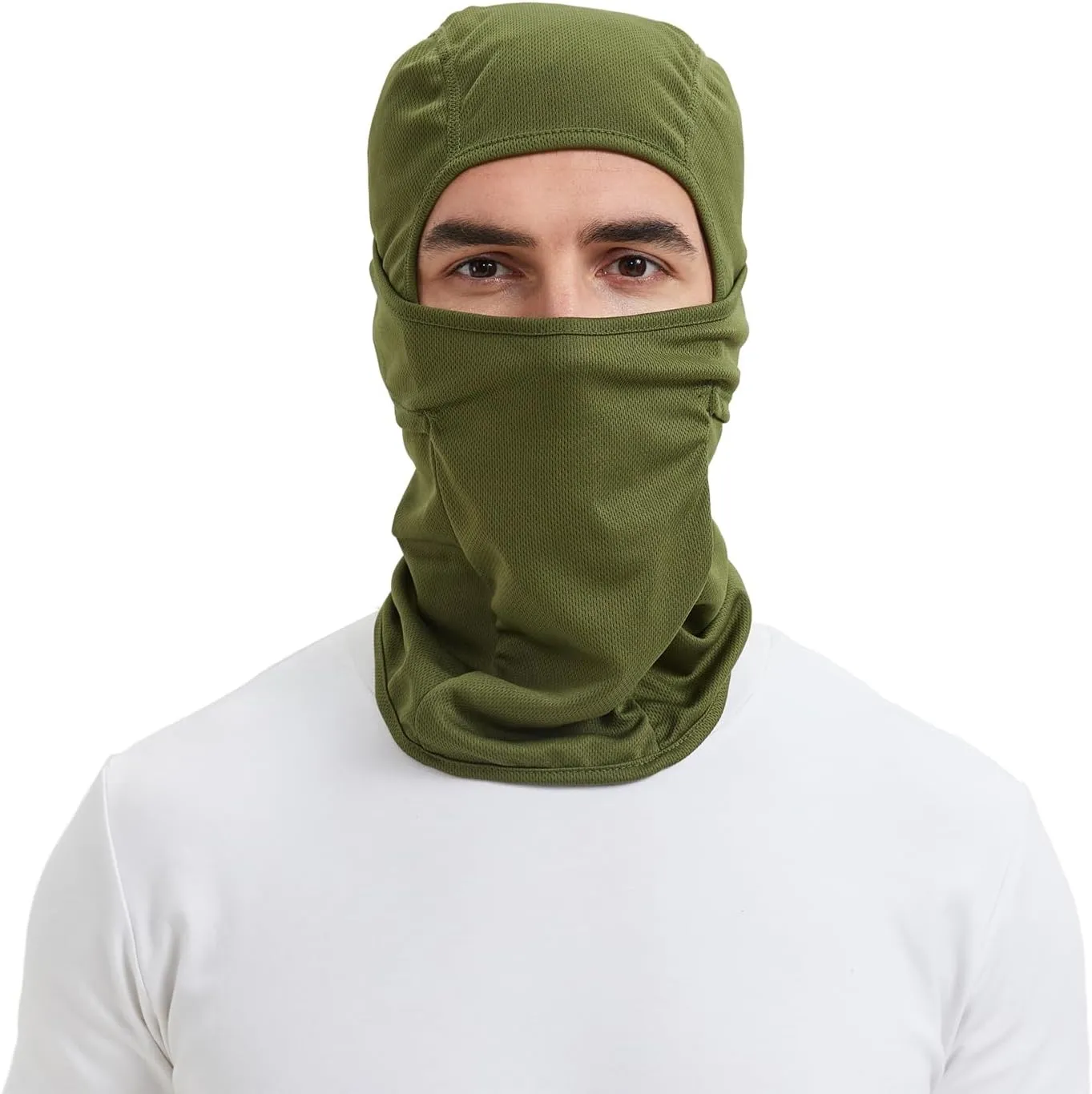 TopTie Breathable Balaclava, Mesh Cooling Full Cover Balaclava for Men Women Cycling Motorcycle Helmet Liner