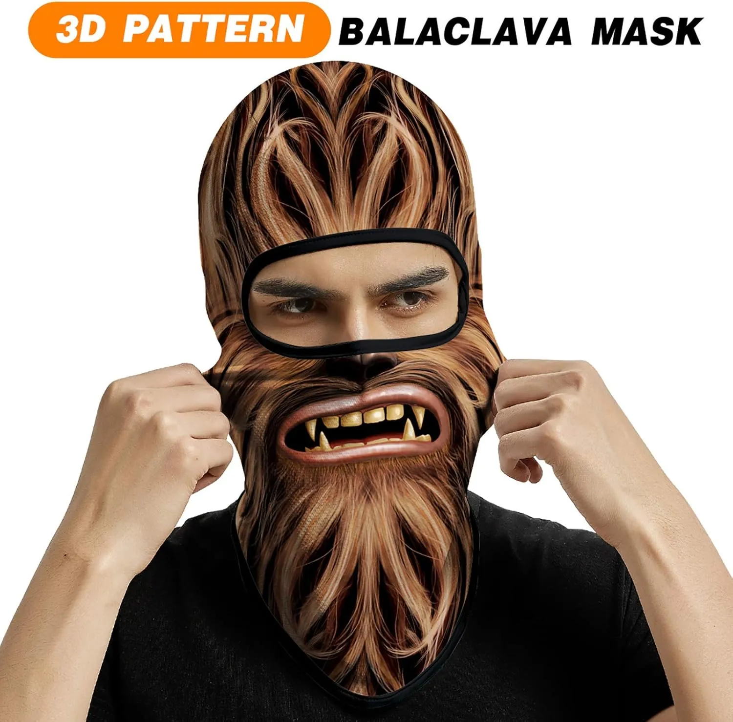 Venswell 3D Balaclava Ski Mask Cool Skull Animal Full Face Mask Cycling/Motorcycle/Halloween