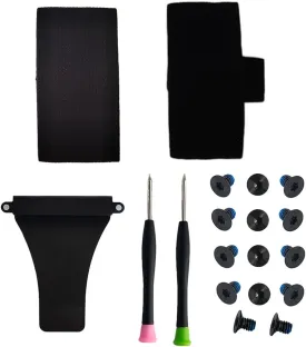 Wallet Replacement Screws   Screwdriver  Metal Clip, For Metal Wallet Repair Kit Elastic Cash Strap Replacement for Wallet (Standard Set - Black) (6)