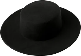 Women Lady Retro Wide Brim Floppy Panama Hat Belt Buckle Wool Fedora Hat Fedora Hats for Women Fashionable